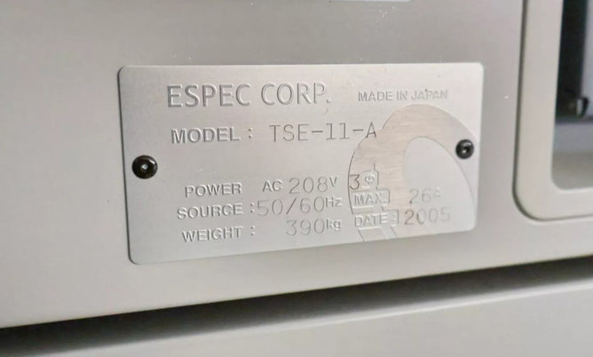 ESPEC TSE 11 A Thermal Shock Chamber