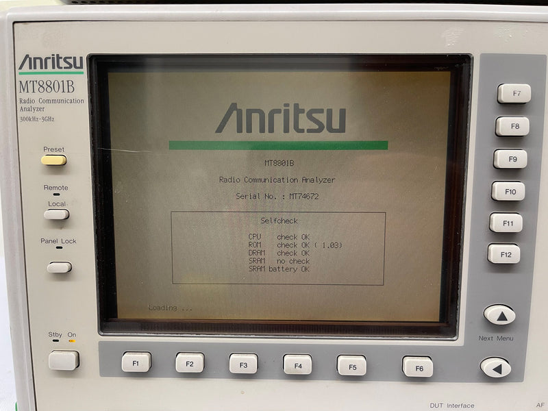 Anritsu MT 8801 B Radio Communication Analyzer