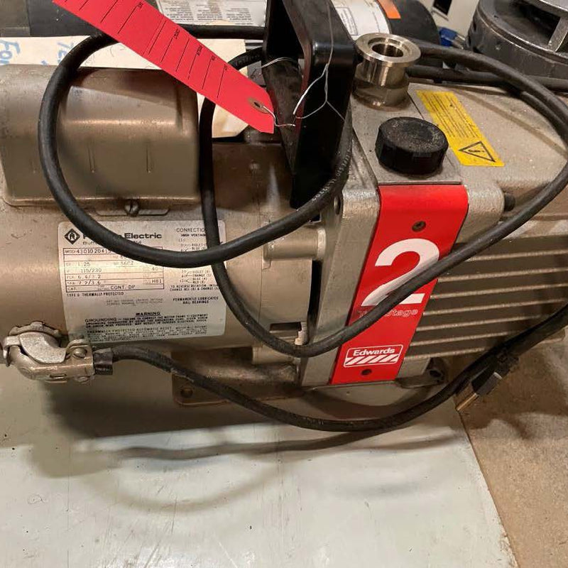 Edwards 2 E 2 M 2 Rotary Vane Mechanical Vacuum Pump