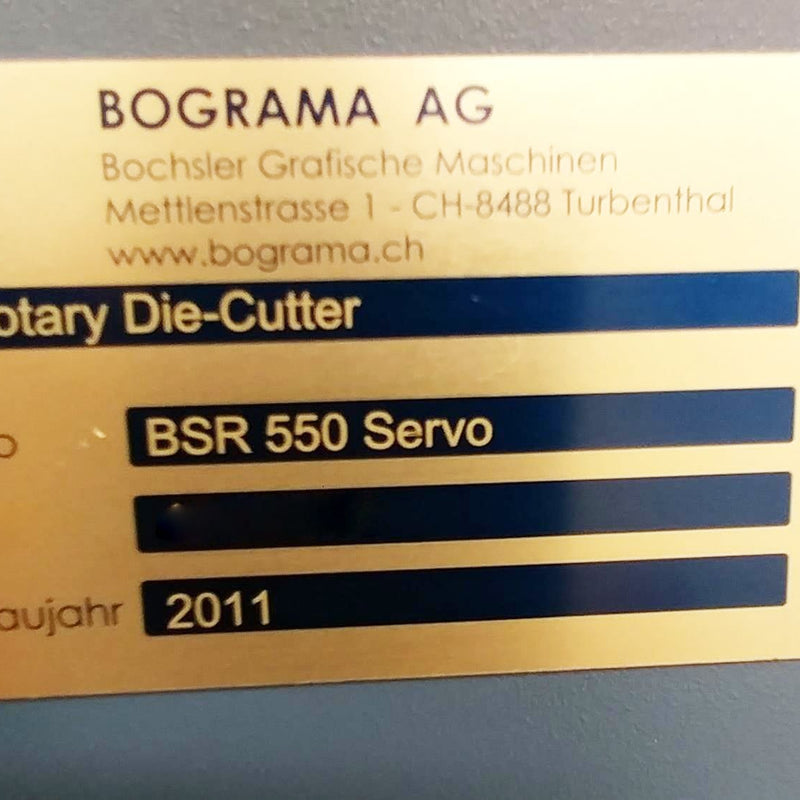 Bograma BSR 550 Servo Rotary Die Cutter