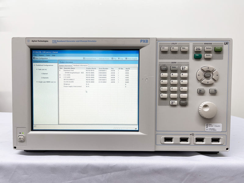 Agilent N 5106 A PXB Baseband Generator and Channel Emulator