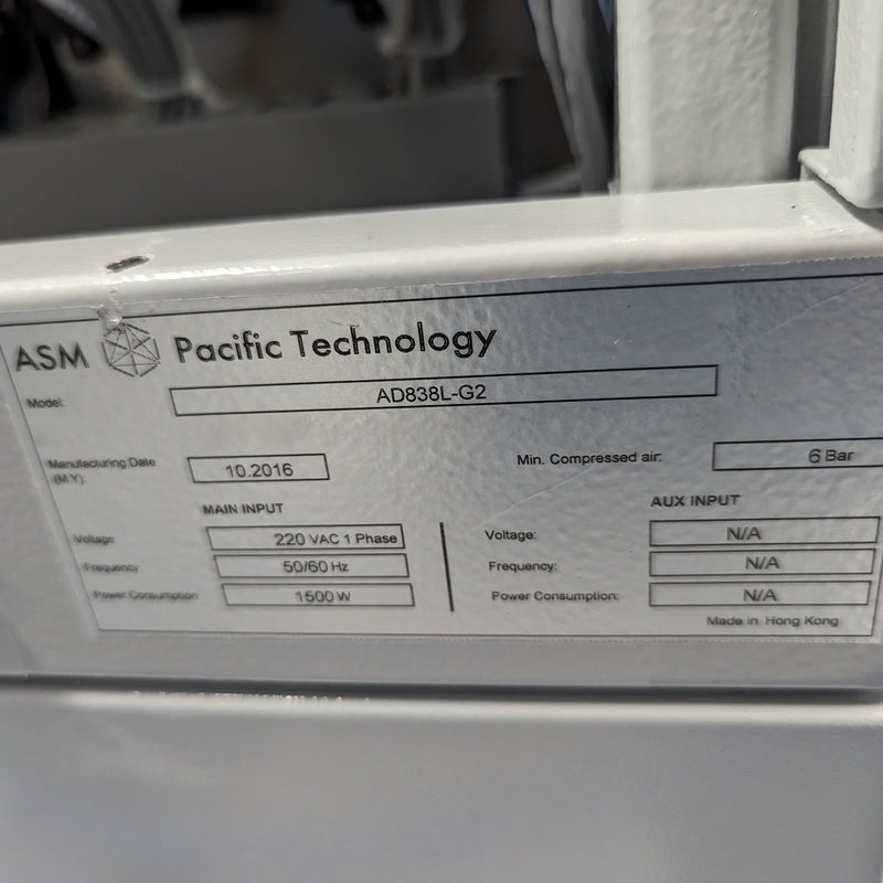 ASM ADL 838 L G 2 Dual Epoxy System