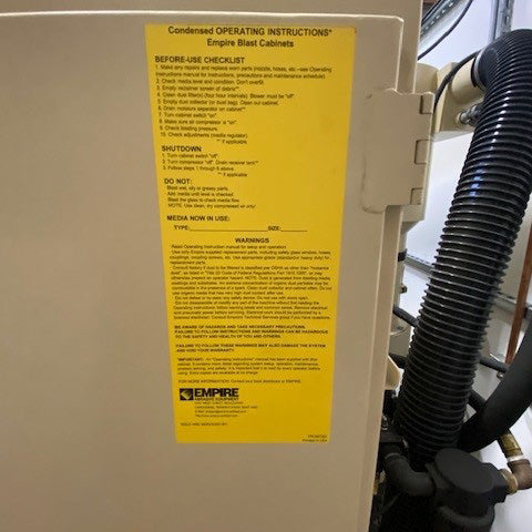 Empire Abrasive Equipment Pro-Finish Cabinet System
