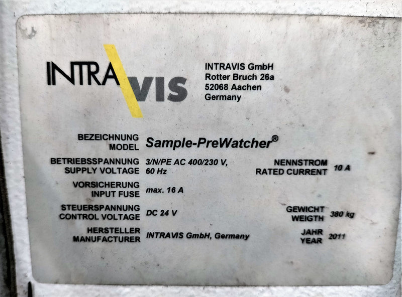 Intravis Sample-PreWatcher