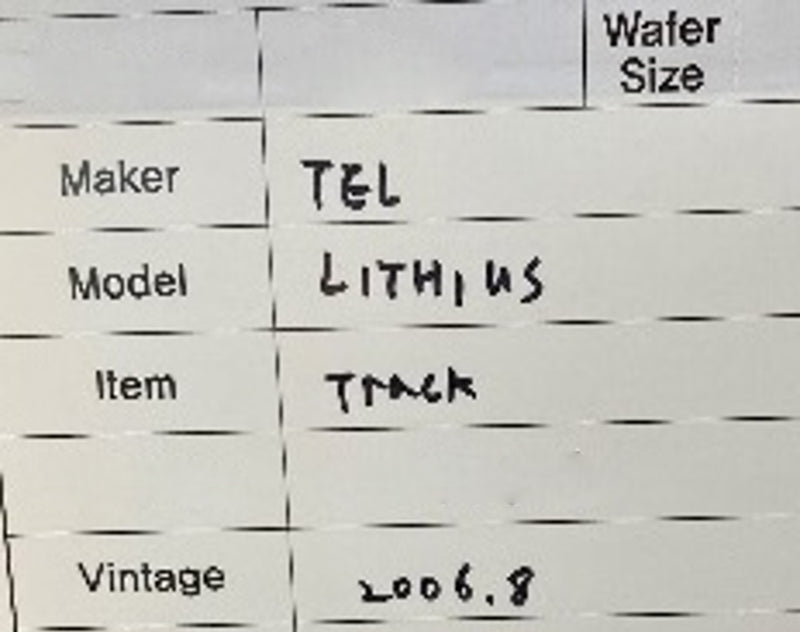 Tel Clean Track Lithius Coater / Developer
