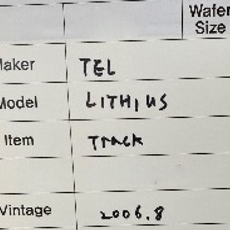 Tel Clean Track Lithius Coater / Developer