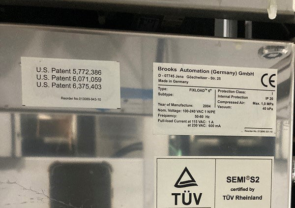 Brooks MTX 2000 Wafer Sorter