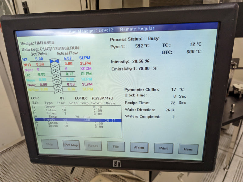 AG Associates Heatpulse 8800 RTP System (Rapid Thermal Process)