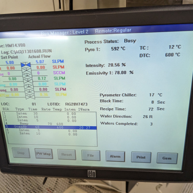 AG Associates Heatpulse 8800 RTP System (Rapid Thermal Process)