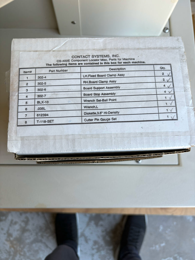 Contact Systems CS 400 e Insertion Machine