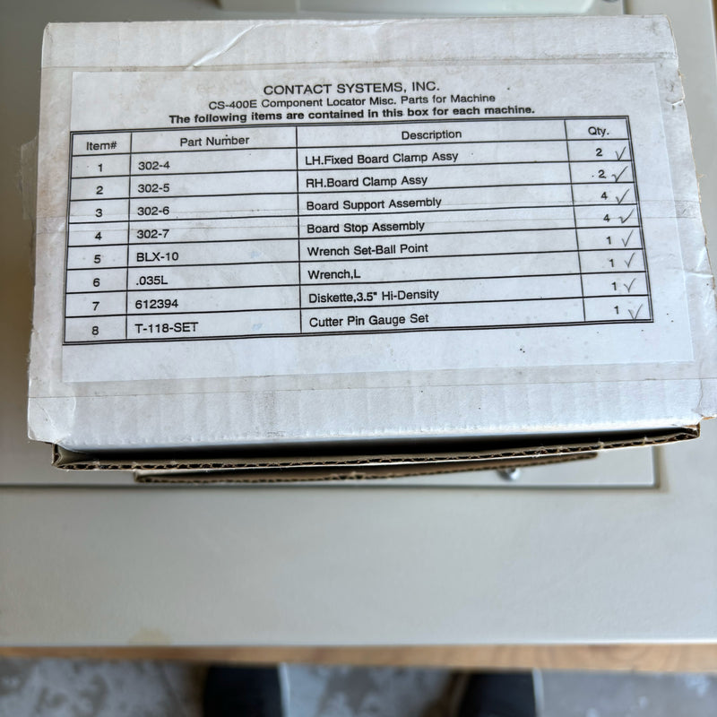 Contact Systems CS 400 e Insertion Machine