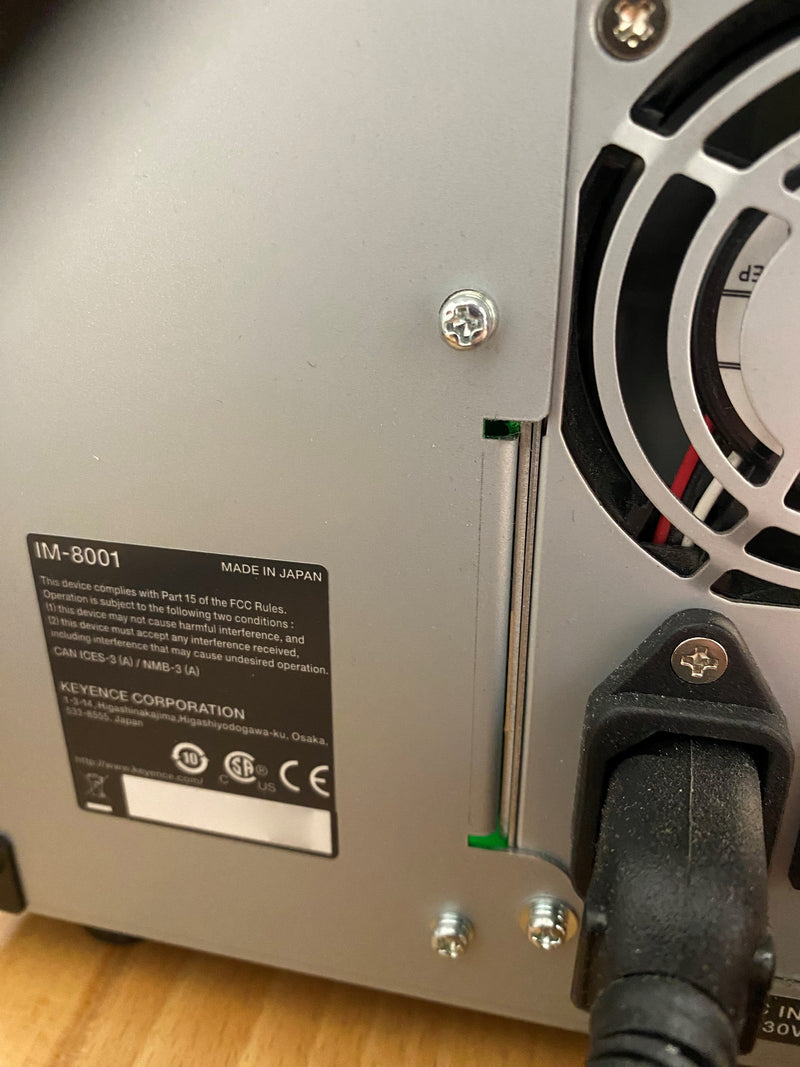 Keyence IM 8020 Image Dimension Measurement System