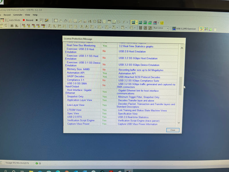 Teledyne LeCroy Voyager M 3 / M 3 i USB Protocol Analyzer