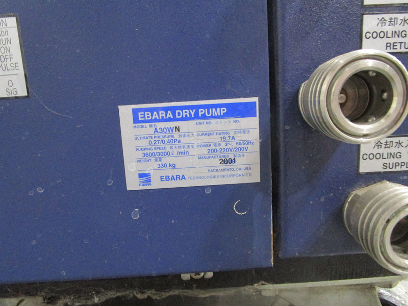 Ebara A 30 WN Dry Pump