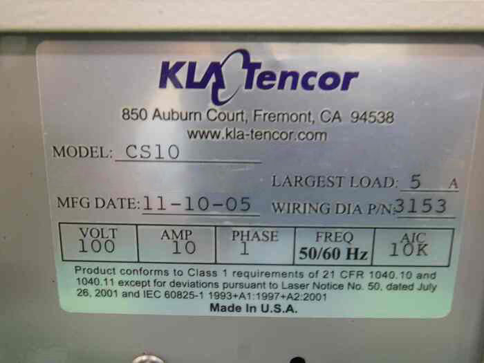 KLA Candela CS 10 Surface Inspection System