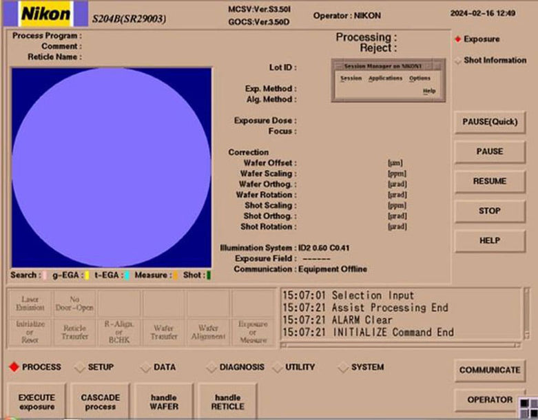 Nikon NSR S 204 B Stepper