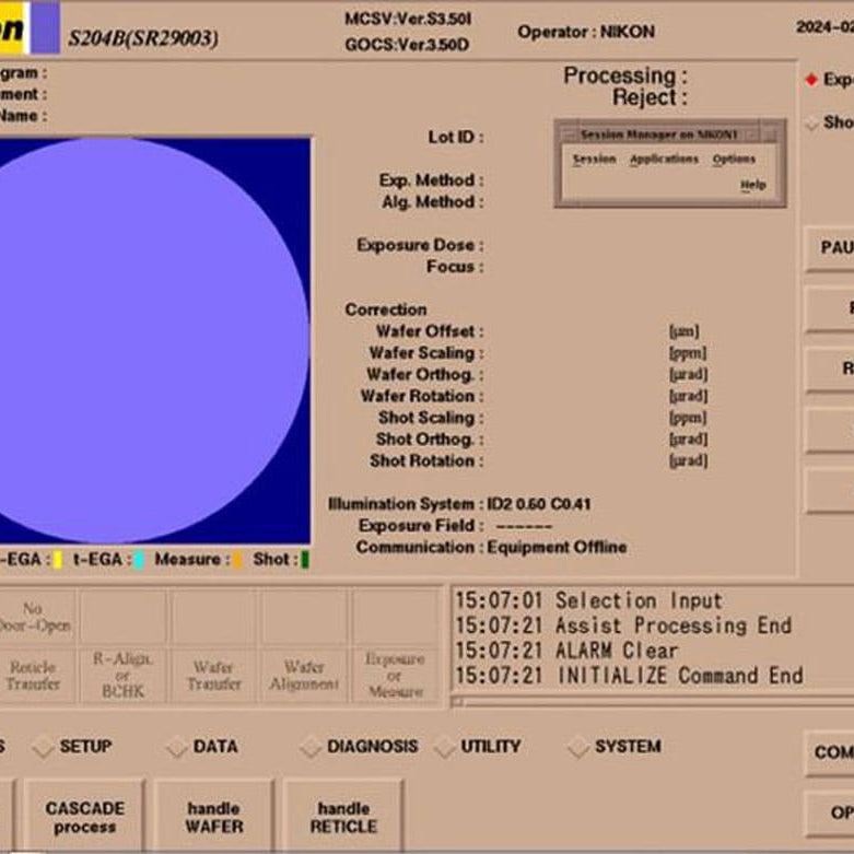 Nikon NSR S 204 B Stepper