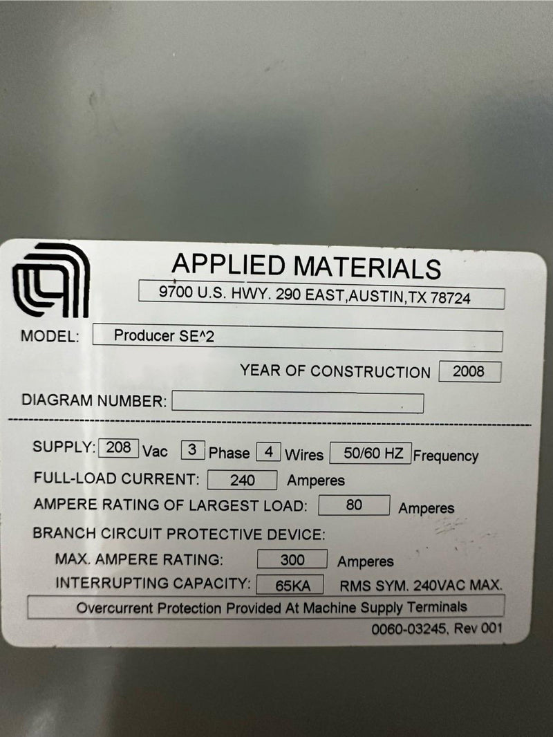 Applied Materials Producer SE CVD (Chemical Vapor Deposition)