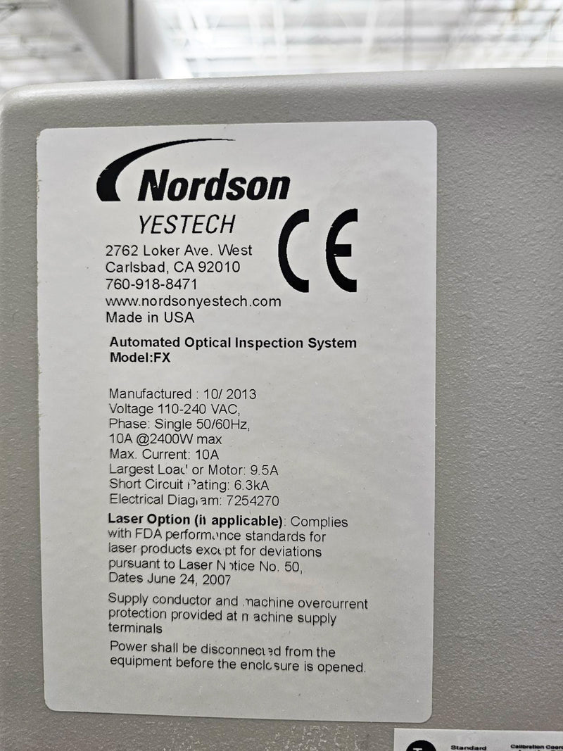 Nordson / Yestech FX AOI (Automated Optical Inspection)
