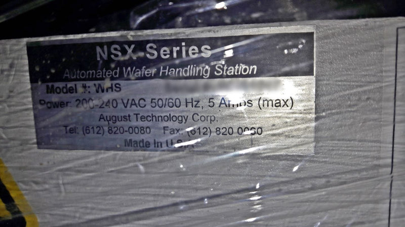 ONTO / Rudolph / August NSX 90 Automatic Defect Inspection Machine