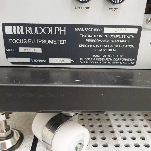 ONTO / Rudolph FE VII D Focus Ellipsometer