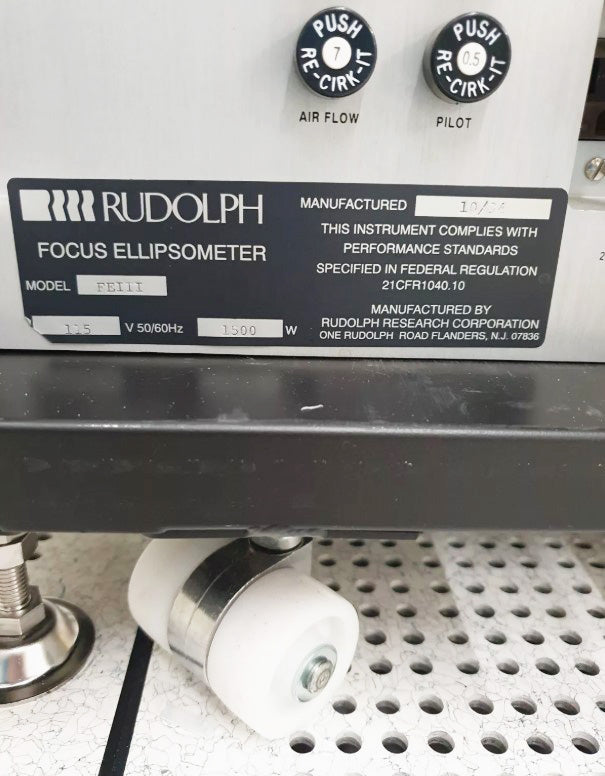 ONTO / Rudolph FE VII D Focus Ellipsometer