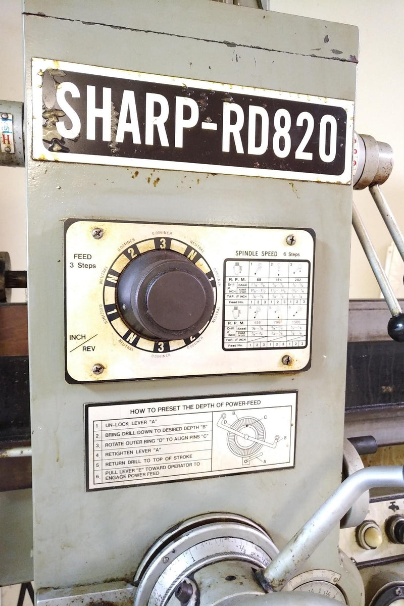 Sharp RD 820 Radial Core Drill