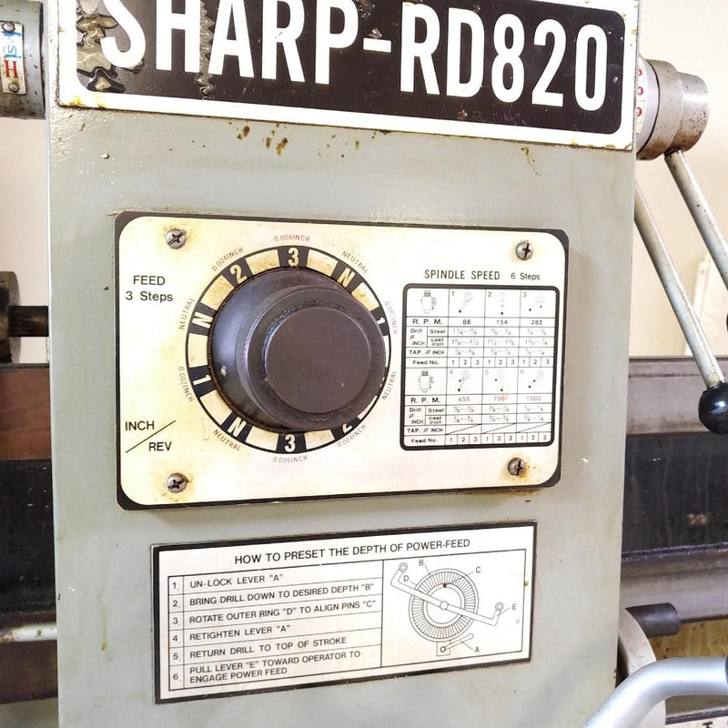 Sharp RD 820 Radial Core Drill