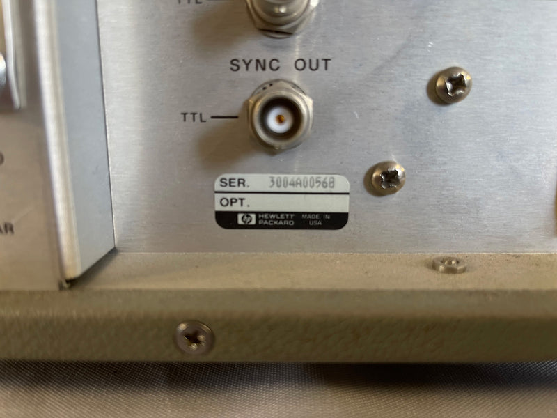 Agilent 3563 A Control Systems Analyzer