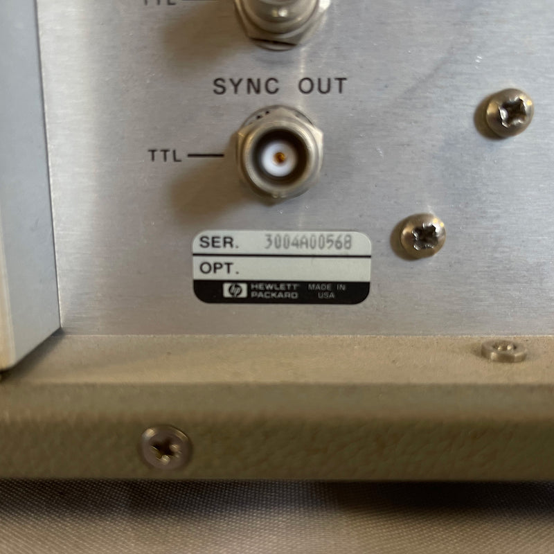 Agilent 3563 A Control Systems Analyzer