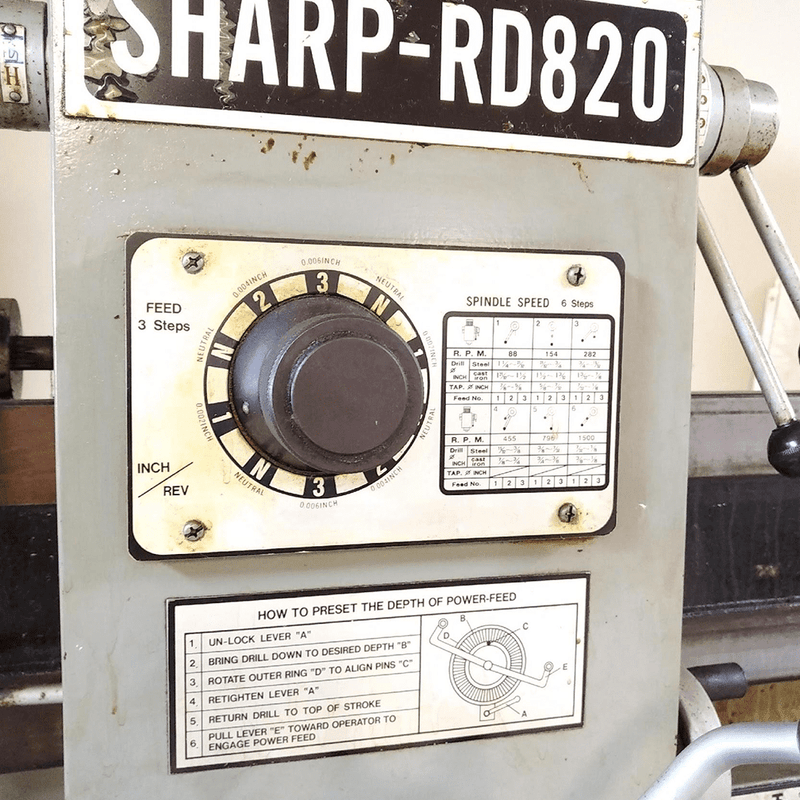 Sharp RD 820 Radial Core Drill