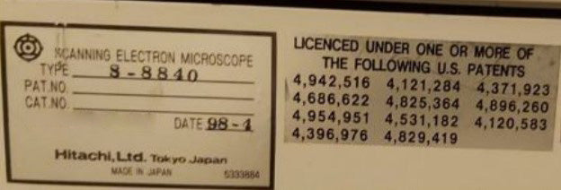 Hitachi S 8840 CD-SEM (Critical Dimension Scanning Electron Microscope)