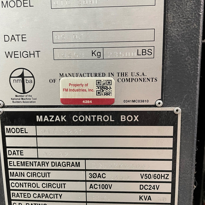Mazak VTC 300 C