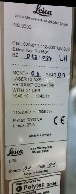 KLA / Leica INS 3000