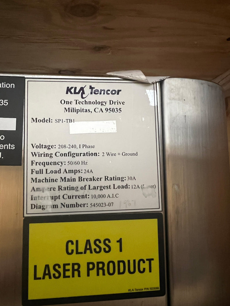 KLA Surfscan SP 1 TBI Particle Defect System