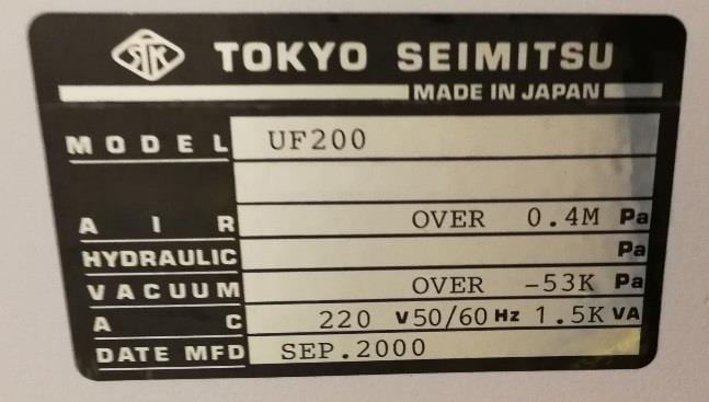 Accretech / TSK UF 200 Automatic Wafer Prober