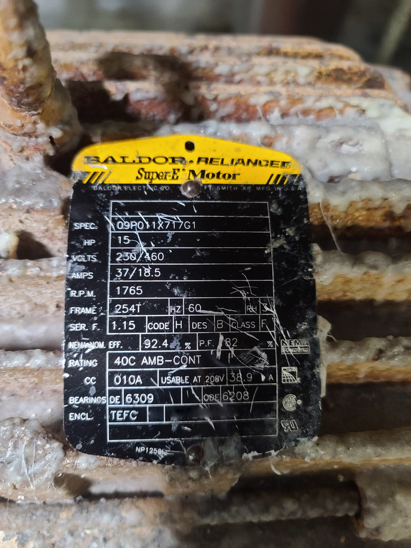 Baldor Reliance RK 2050 F 2 A Ribbon Blender