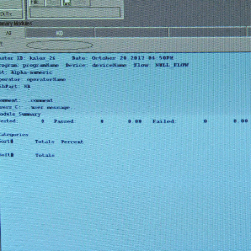 LTX / Credence Personal Kalos Test System