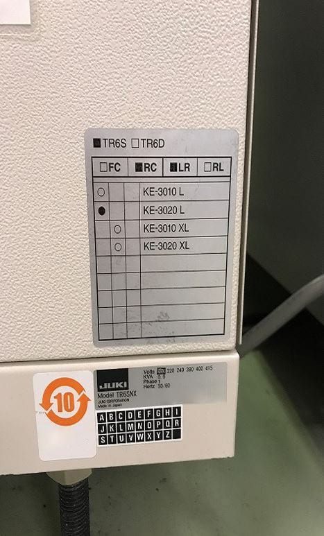 Juki KE 3020 RL Mounter