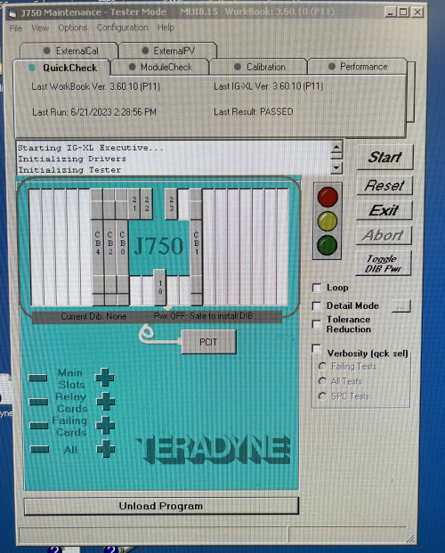 Teradyne J 750 Tester