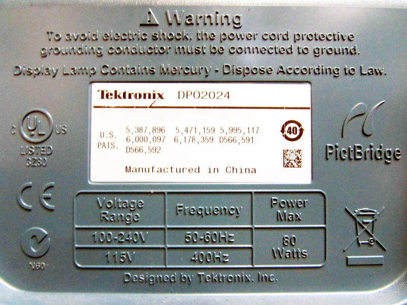 Tektronix DPO 2024 Digital Phosphor Oscilloscope