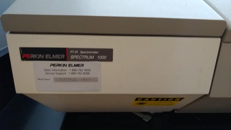 Perkin Elmer Spectrum 1000 FTIR Spectrometer (Fourier Transform Infrared)