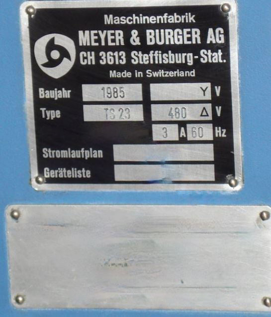 Meyer Burger TS 23 ID Saw