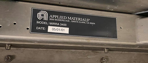 Applied Materials Mirra 3400 CMP (Chemical Mechanical Polisher)