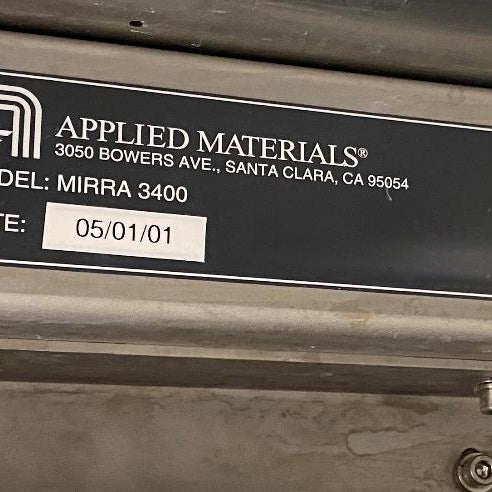 Applied Materials Mirra 3400 CMP (Chemical Mechanical Polisher)