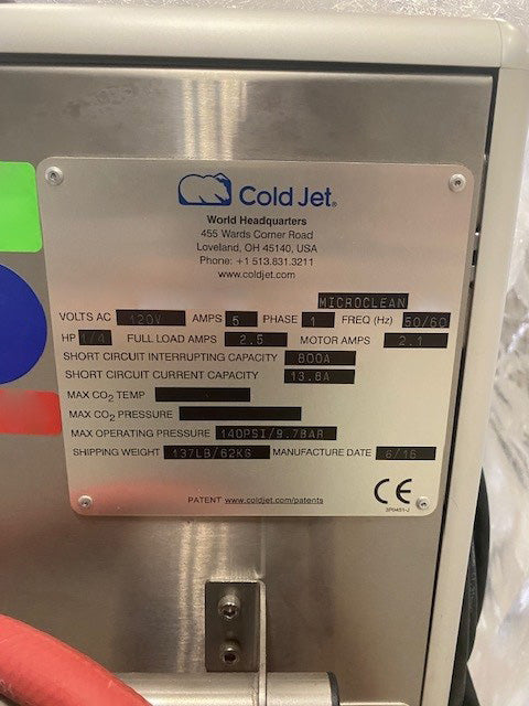 Cold Jet i 3 Microclean Dry Ice Blaster