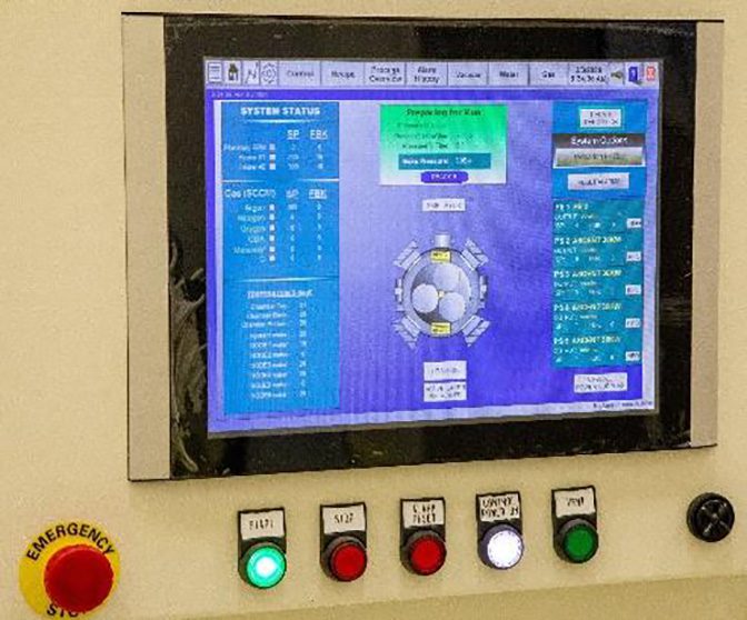 Mustang Vacuum Tribo - Si Production Scale Plasma Enhanced Magnetron Sputtering System (PEMS)