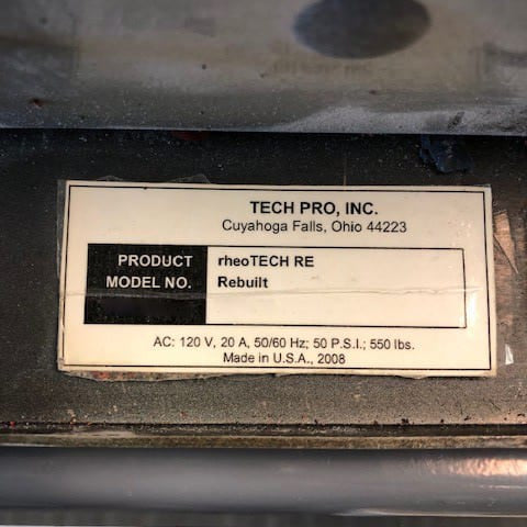 Tech Pro Rheotech RE Oscillating Die Rheometer (ODR)