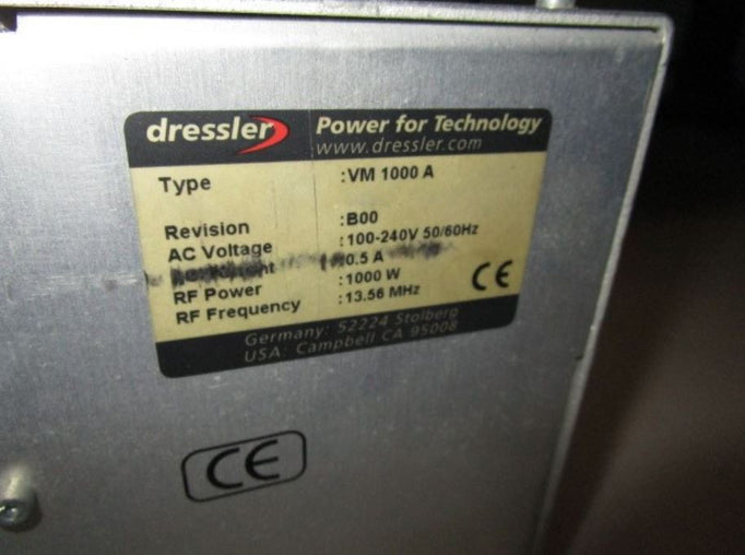 Dressler VM 1000 A Power Generator