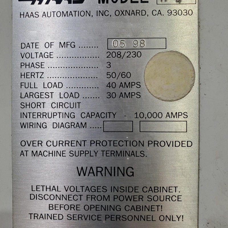 Haas VF 4